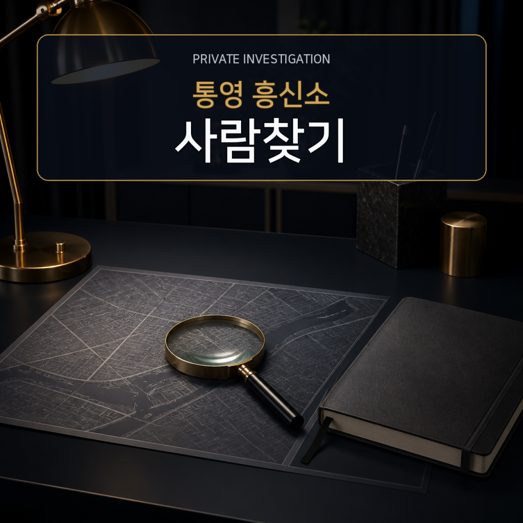 통영 사람찾기·소재파악 전문 흥신소