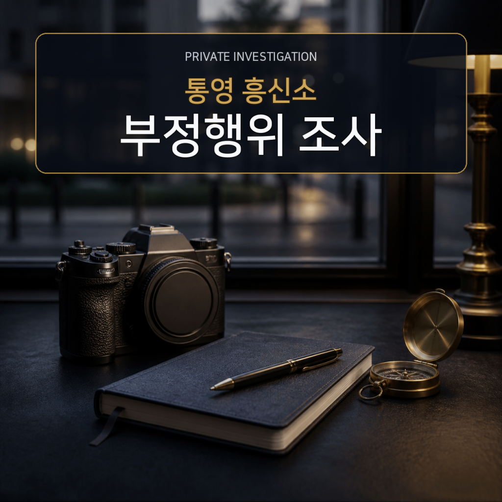 통영 부정행위 사실조사 전문 흥신소